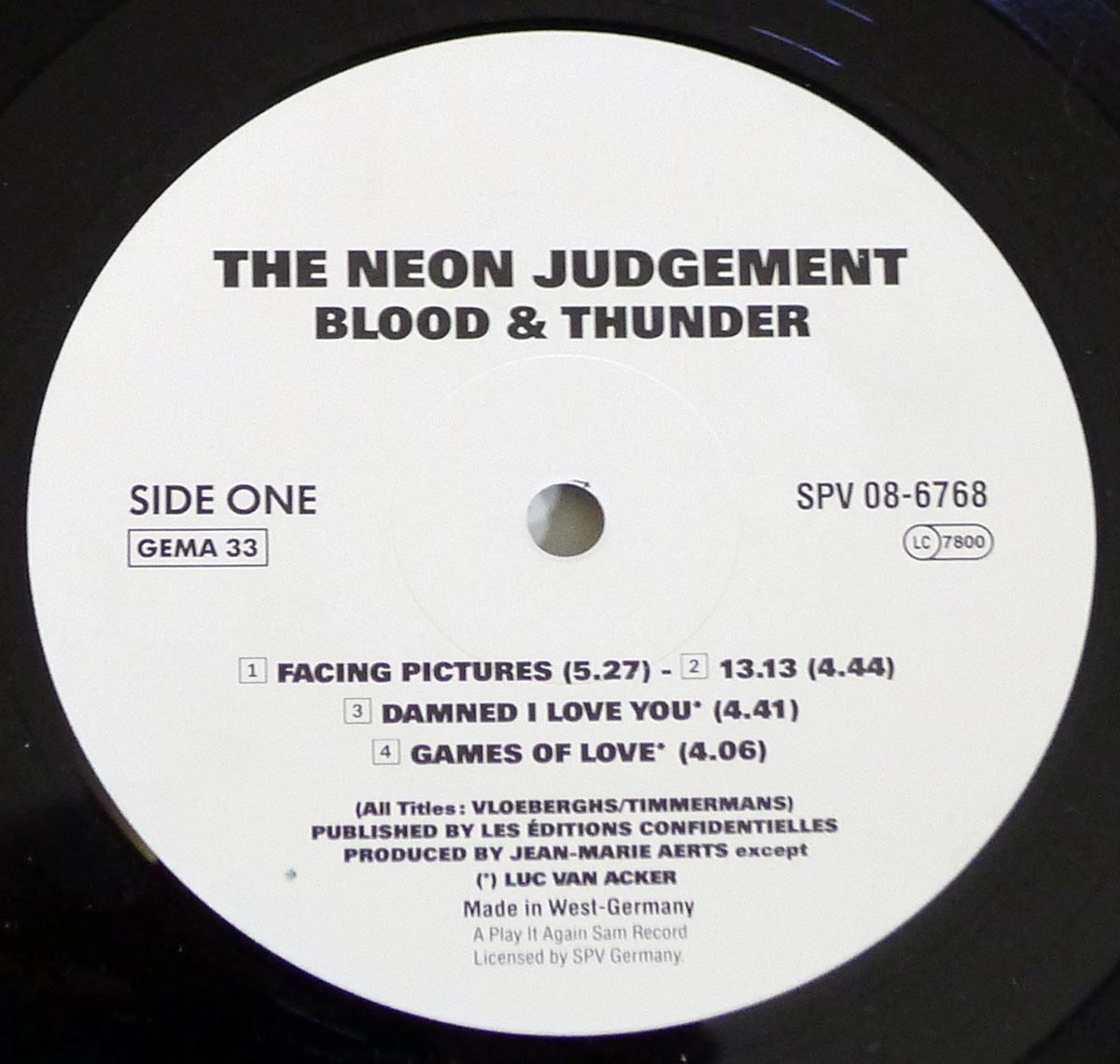 オンラインストア特価 Neon Judgement／Blood & Thunder【国内盤!!】 洋楽